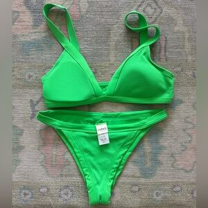 NWOT L Space Farrah Bikini Top and Bottoms